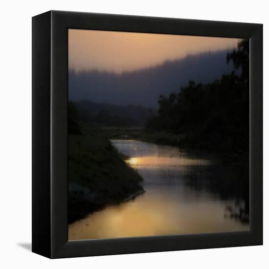 Sunlit River-Madeline Clark-Framed Stretched Canvas