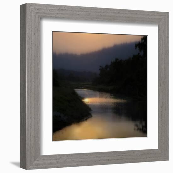 Sunlit River-Madeline Clark-Framed Art Print