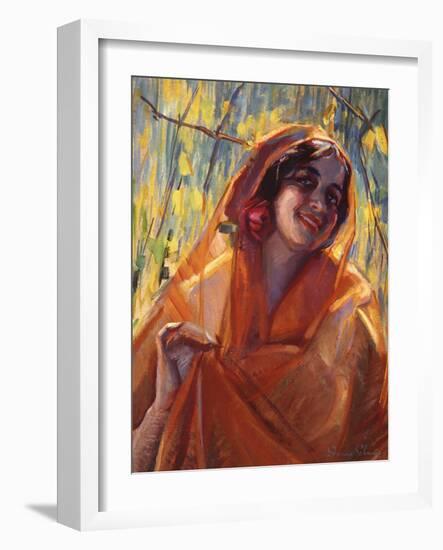 Sunlit Shaw-Donna Schuster-Framed Art Print