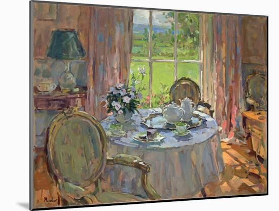 Sunlit Teatime (Oil on Canvas)-Susan Ryder-Mounted Giclee Print