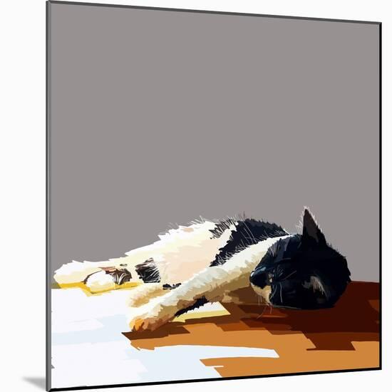 Sunning Kitties IV-Emily Kalina-Mounted Art Print