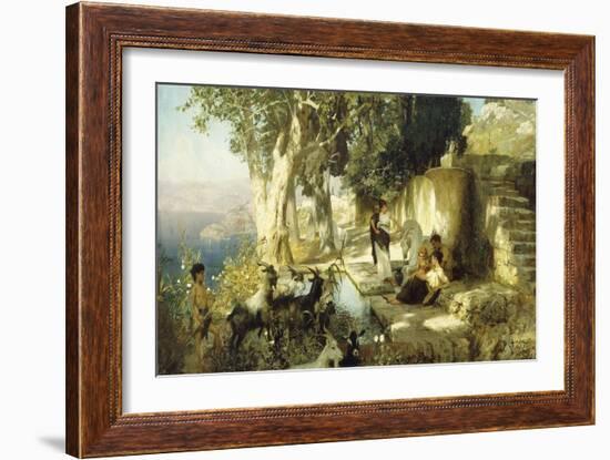 Sunny Afternoon at the Well-Henryk Siemieradzki-Framed Giclee Print