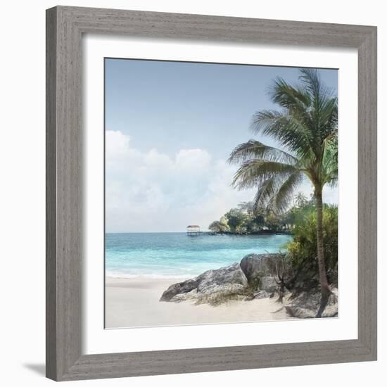 Sunny Beach Day-Mike Calascibetta-Framed Photo