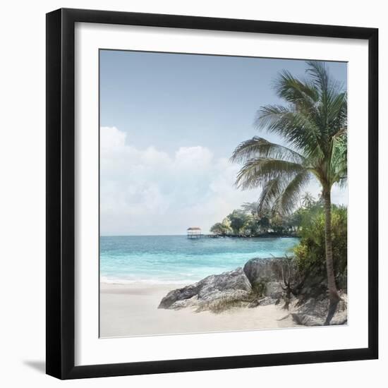 Sunny Beach Day-Mike Calascibetta-Framed Photo