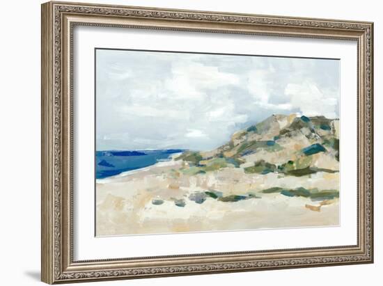 Sunny Beach Dune-Maya Woods-Framed Art Print