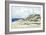 Sunny Beach Dune-Maya Woods-Framed Art Print