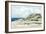 Sunny Beach Dune-Maya Woods-Framed Art Print