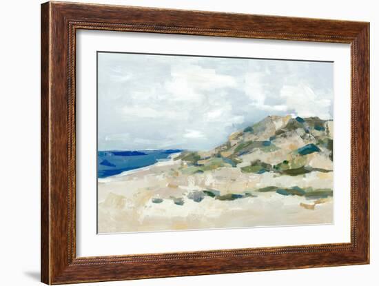 Sunny Beach Dune-Maya Woods-Framed Art Print