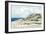 Sunny Beach Dune-Maya Woods-Framed Art Print