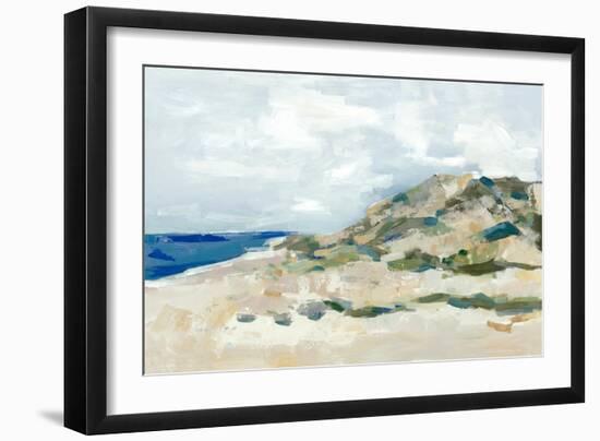 Sunny Beach Dune-Maya Woods-Framed Art Print