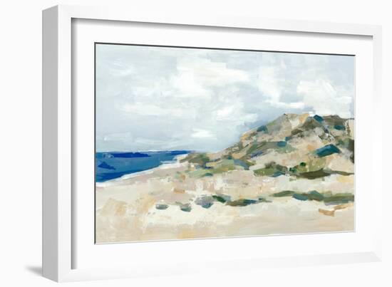 Sunny Beach Dune-Maya Woods-Framed Art Print