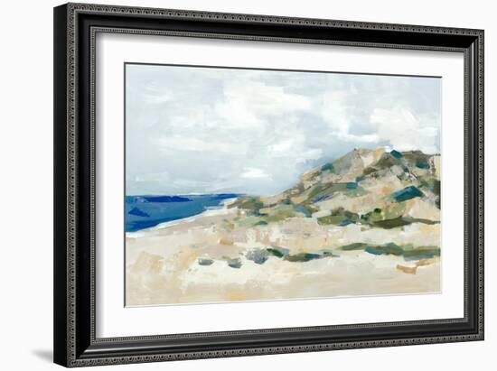 Sunny Beach Dune-Maya Woods-Framed Art Print