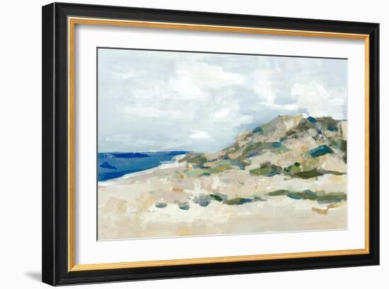 Sunny Beach Dune-Maya Woods-Framed Art Print