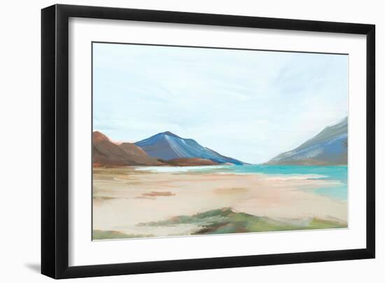 Sunny Beach Shore II-Ian C-Framed Art Print