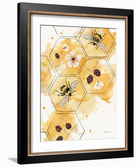 Sunny Bees II-Yvette St. Amant-Framed Art Print