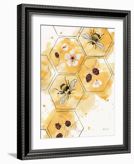 Sunny Bees II-Yvette St. Amant-Framed Art Print