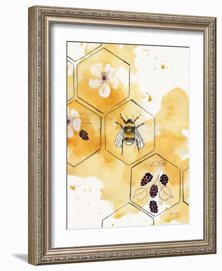 Sunny Bees III-Yvette St. Amant-Framed Art Print