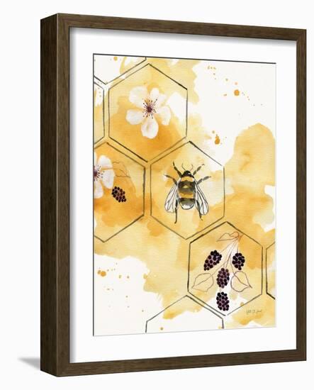 Sunny Bees III-Yvette St. Amant-Framed Art Print