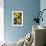 Sunny Blooms on Black-Albena Hristova-Framed Premium Giclee Print displayed on a wall