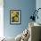 Sunny Blooms on Black-Albena Hristova-Framed Premium Giclee Print displayed on a wall