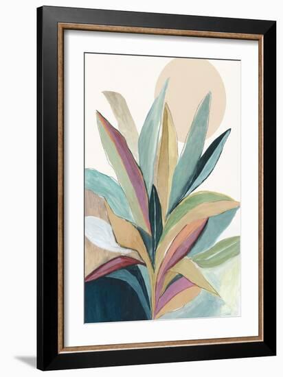 Sunny Bright Leaves I-Asia Jensen-Framed Art Print