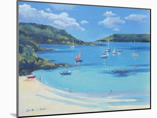 Sunny Cove, Salcombe, 2000-Jennifer Wright-Mounted Giclee Print