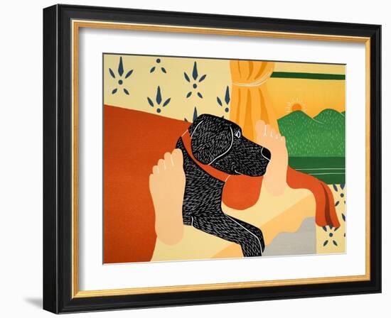 Sunny Day Black-Stephen Huneck-Framed Giclee Print