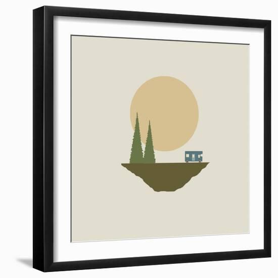 Sunny Day for Camping-Tammy Kushnir-Framed Giclee Print