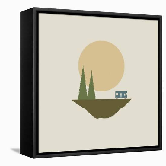 Sunny Day for Camping-Tammy Kushnir-Framed Premier Image Canvas