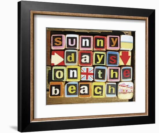 Sunny Days-Norfolk Boy-Framed Art Print