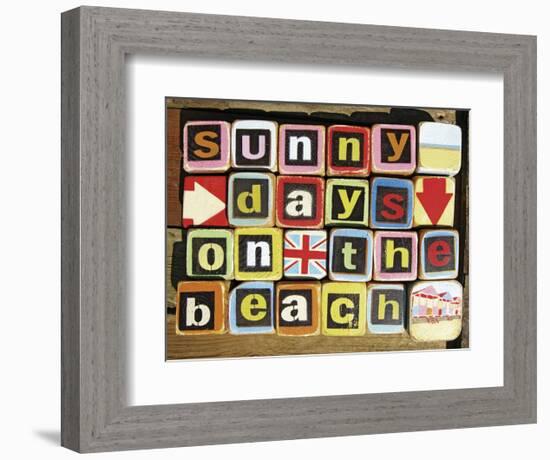 Sunny Days-Norfolk Boy-Framed Art Print