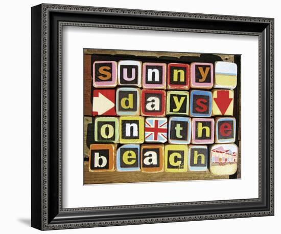 Sunny Days-Norfolk Boy-Framed Art Print