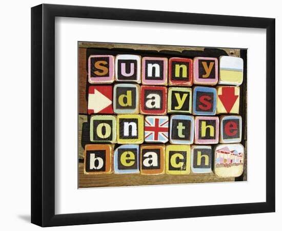 Sunny Days-Norfolk Boy-Framed Art Print