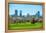 Sunny Denver Skyline-duallogic-Framed Premier Image Canvas