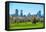 Sunny Denver Skyline-duallogic-Framed Premier Image Canvas