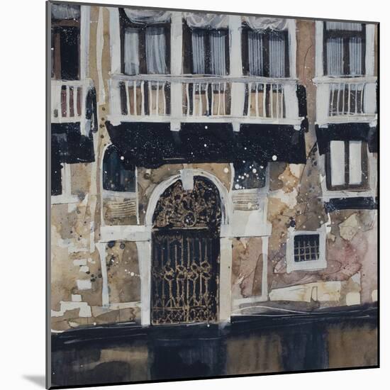 Sunny Facade, Venice-Susan Brown-Mounted Giclee Print