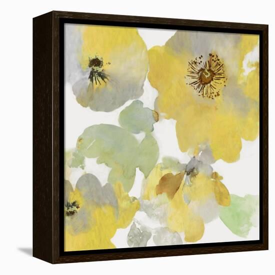 Sunny Floral I-Asia Jensen-Framed Stretched Canvas