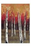 Forest Red 1-Sunny-Framed Art Print