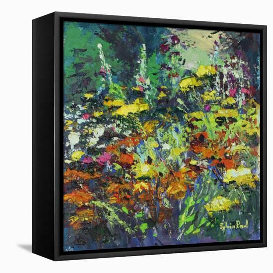 Sunny Garden Colours, 2021 (oil on canvas)-Sylvia Paul-Framed Premier Image Canvas