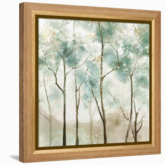 Sunny Green Forest-Allison Pearce-Framed Stretched Canvas