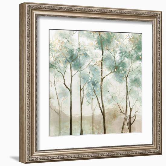 Sunny Green Forest-Allison Pearce-Framed Art Print