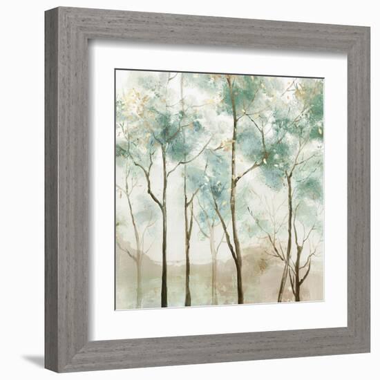 Sunny Green Forest-Allison Pearce-Framed Art Print