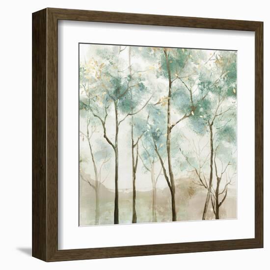 Sunny Green Forest-Allison Pearce-Framed Art Print