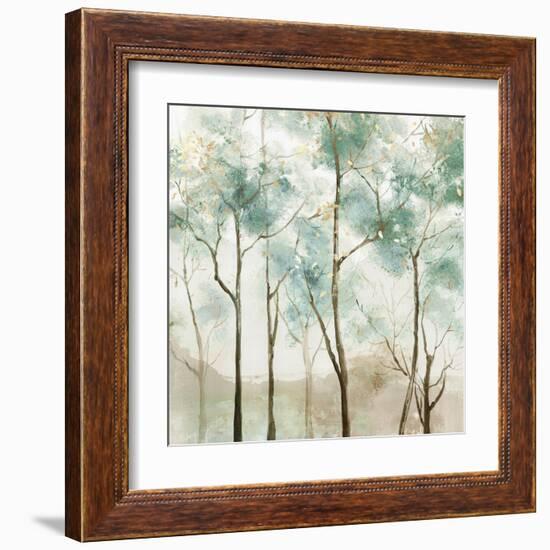 Sunny Green Forest-Allison Pearce-Framed Art Print