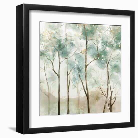 Sunny Green Forest-Allison Pearce-Framed Art Print