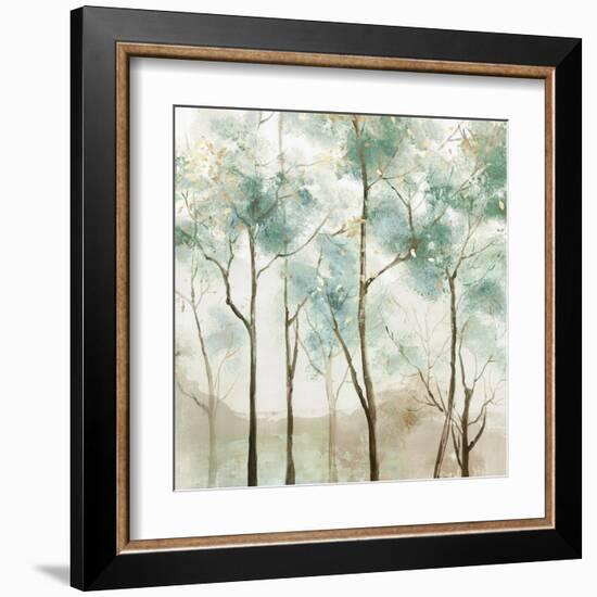 Sunny Green Forest-Allison Pearce-Framed Art Print