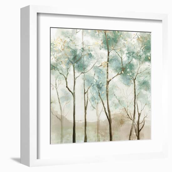 Sunny Green Forest-Allison Pearce-Framed Art Print
