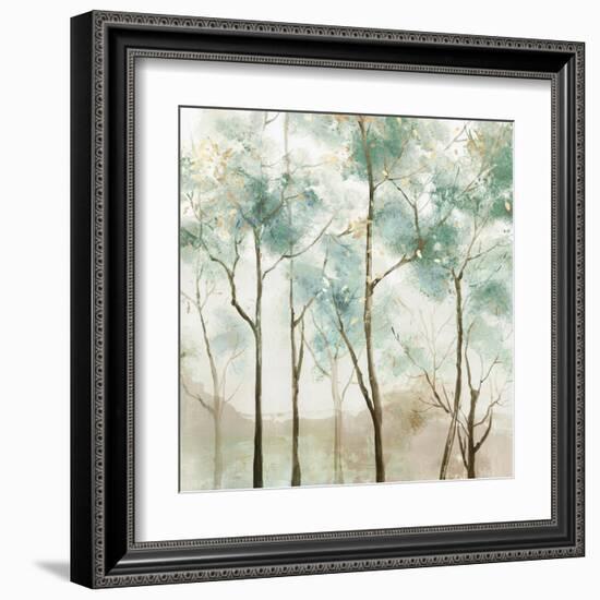 Sunny Green Forest-Allison Pearce-Framed Art Print