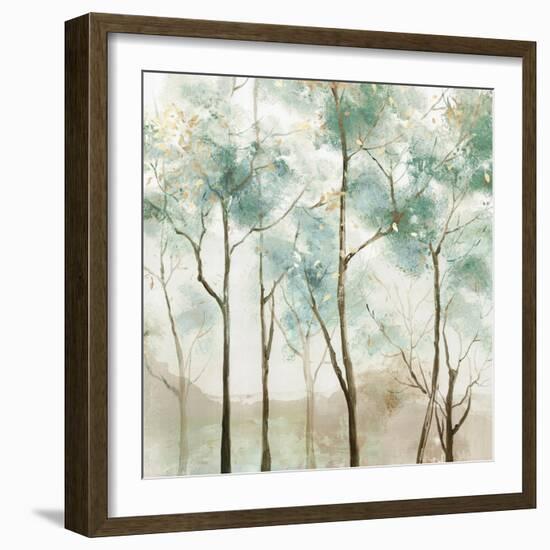 Sunny Green Forest-Allison Pearce-Framed Art Print