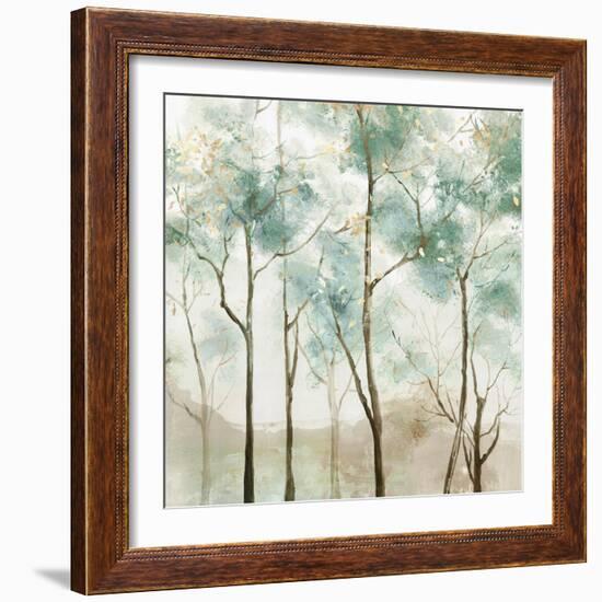 Sunny Green Forest-Allison Pearce-Framed Art Print